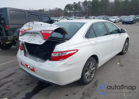 2016 Toyota Camry Se из США, поврежденный, VIN 4T1BF1FK9GU167798
